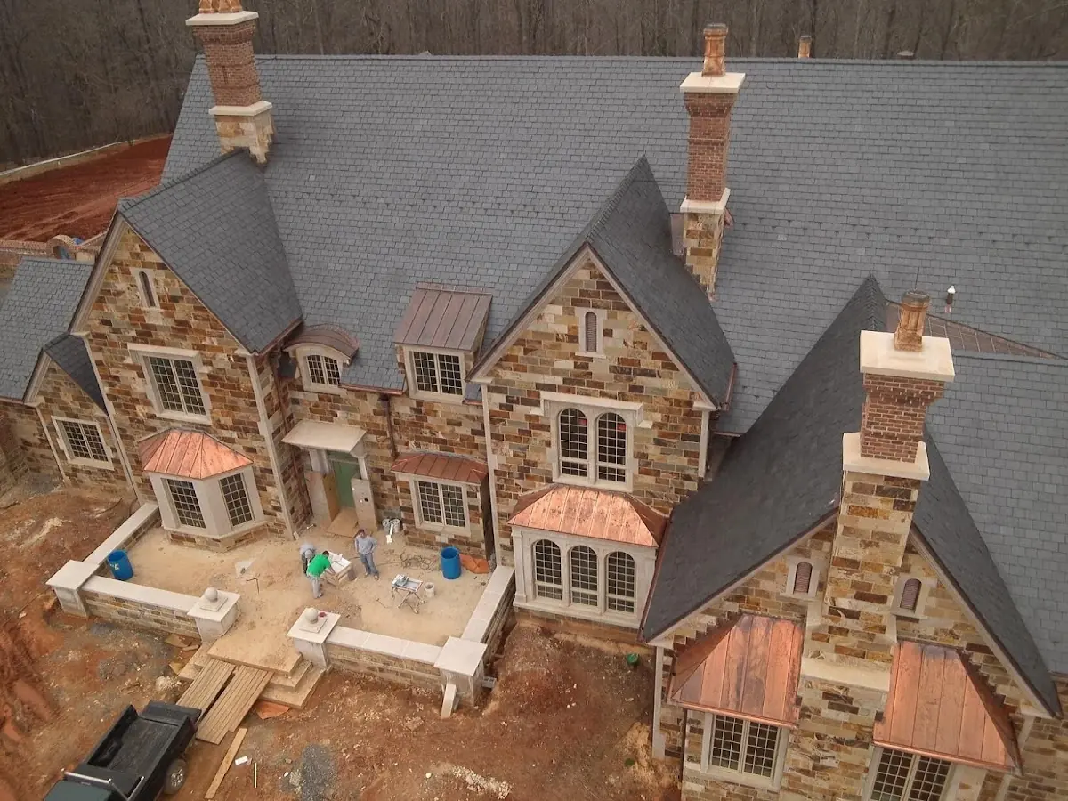 Craftsman Roofing Slate Roof Repair project in Earleville